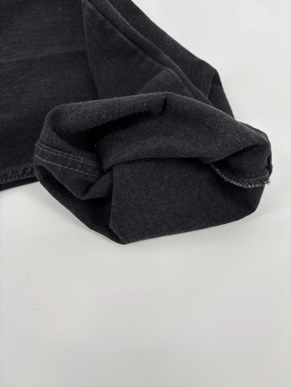 Vtg Levis 505 Black Denim Jeans Mens 36x29 Made In Canada 100% Cotton Regular